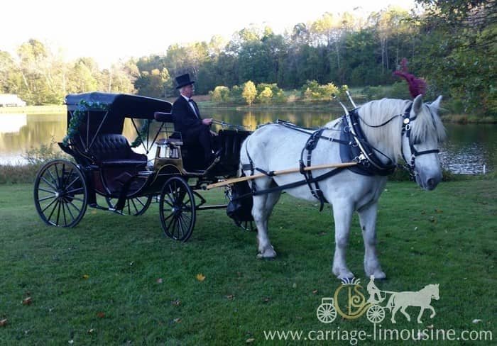 Victoria Princess Carriage after a wedding in East Canton, OH