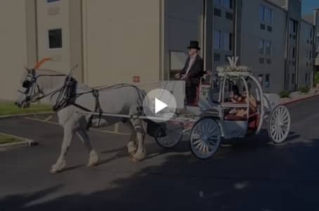 Horse-drawn carriage prom send-off video by Carriage Limousine Service