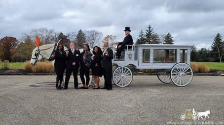 Funeral Coach during a photo session in Twinsburg, OH