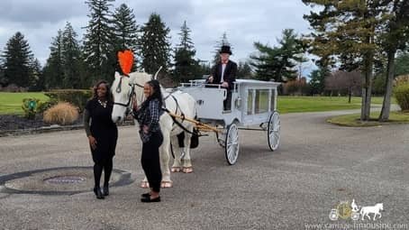 Funeral Coach during a photo session in Twinsburg, OH