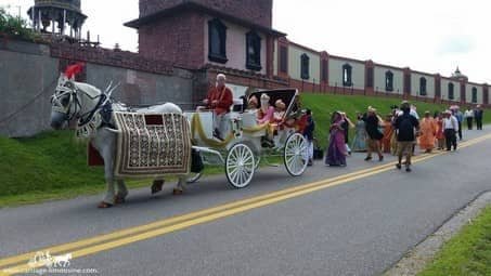 Indian Baraat Carriage at the Palace of Gold near Moundsville, WV