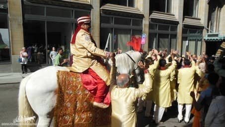 Indian wedding Baraat at the Omni in Pittsburgh, PA