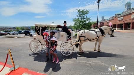 Just arrived at the party in our Victorian Carriage in Solon, OH
